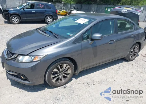 2013 Honda Civic Exl из США, поврежденный, VIN 2HGFB2F93DH542458